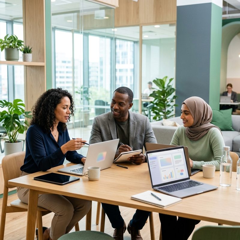 Enterprise AI consulting team collaboration